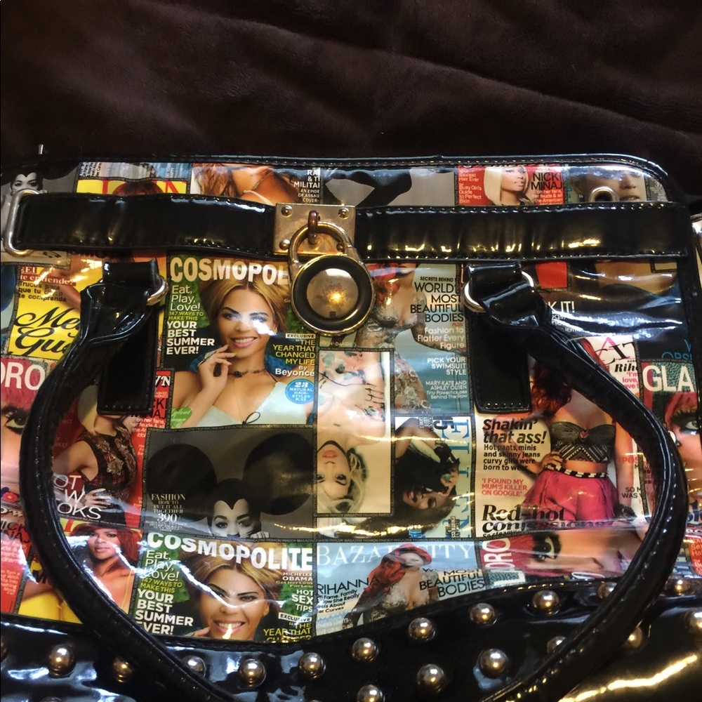 New Orleans hand made magazine cover purse